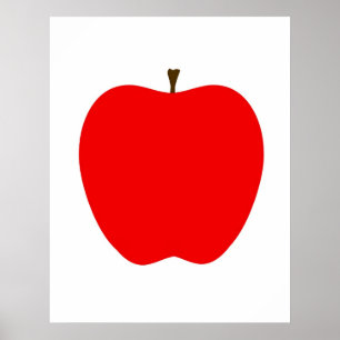 Modern Apple-utskrift Poster