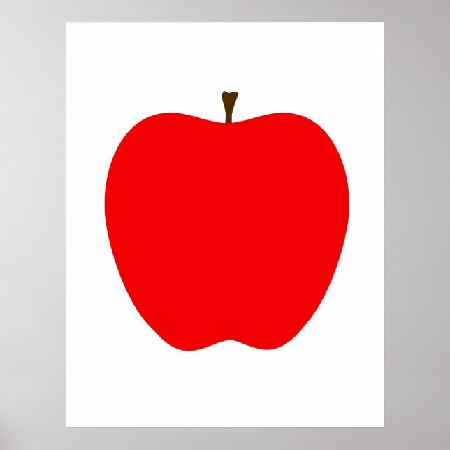 Modern Apple-utskrift Poster (Framsidan)