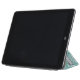 Modern Aqua och White Chevron Diamond Mönster iPad Air Skydd (Vikt)