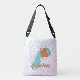 Modern Aquarius Vatten Bearer Zodiac Axelväska