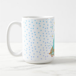 Modern Aquarius Vatten Bearer Zodiac Kaffemugg