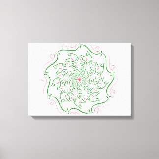 Modern arabisk kalligrafi - Konstsaudiska Dikt Canvastryck