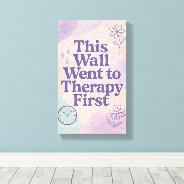 Modern arbetsyta - Fet färgstark konst för Quirky  Canvastryck (Insitu (trägolv))