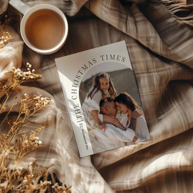 Modern Arch 12 Photo Year in Review jul Julkort (Skapare uppladdad)