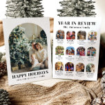 Modern Arch-år i granskningsfamiljens fotojul Julkort<br><div class="desc">din familjs favoritstunder på året med vårt moderna Arch Year in Review Family Photo jul Card! Den här eleganten har en elegant skiftläge, perfekt för att visa en samling omhuldade foton från det senaste året. Varje bild kan belysa speciella minnen, milstolpar eller vardagliga glädjeämnen som gjorde ditt år unikt. Med...</div>