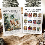 Modern Arch-år i granskningsfamiljens fotojul Julkort<br><div class="desc">din familjs favoritstunder på året med vårt moderna Arch Year in Review Family Photo jul Card! Den här eleganten har en elegant skiftläge, perfekt för att visa en samling omhuldade foton från det senaste året. Varje bild kan belysa speciella minnen, milstolpar eller vardagliga glädjeämnen som gjorde ditt år unikt. Med...</div>