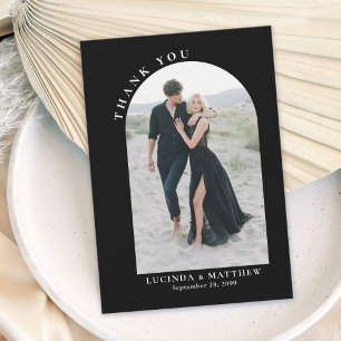 Modern Arch Boho Bröllop Tack