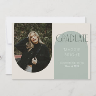 Modern arch boho student-annonsering, öppet hus inbjudningar