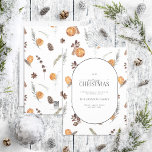 Modern Arch Boho Winter Citrus God jul Hol Julkort<br><div class="desc">Vilket bättre sätt att sprida helgdag på än med vårt Modern Arch Boho Winter Citrus God jul Helgdag Card? Det här vackra kortet har en modern boho mönster av citrusfrukter, gräs-ben, stjärnanis och botaniska kanel, bakom det pillformade indraget med dina semesterhälsningar. "Merry" i ord är elegant skrivet i ett skrivteckensnitt...</div>