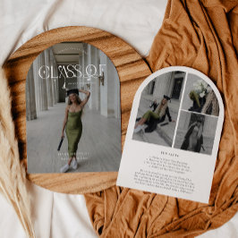 Modern Arch | Class Of Graduation Announcement Inbjudningar