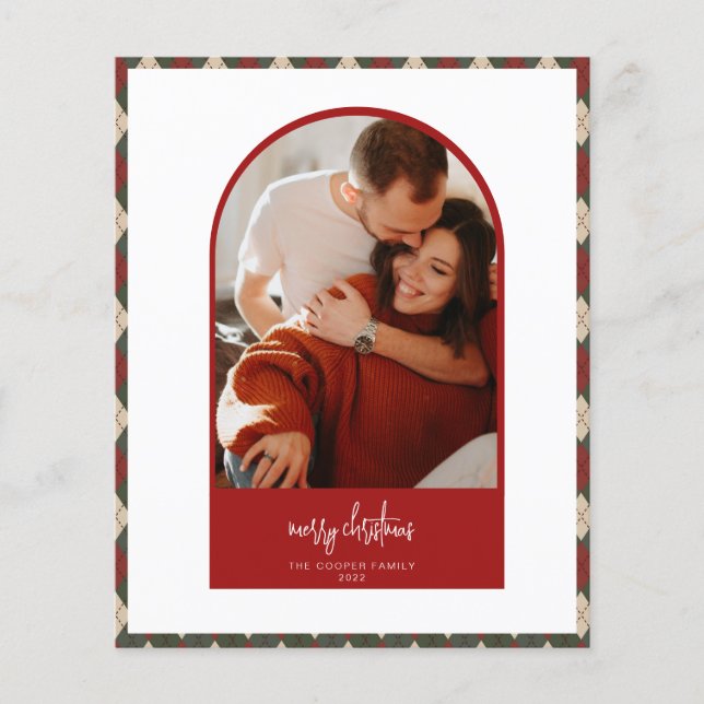 Modern Arch-julkort Flygblad (Framsidan)