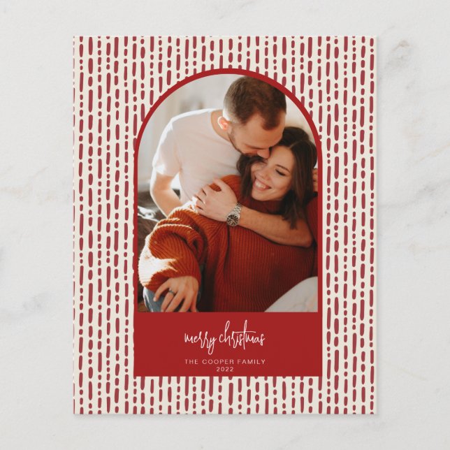 Modern Arch-julkort Flygblad (Framsidan)