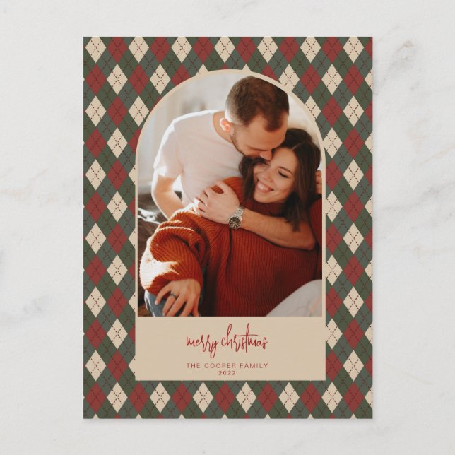 Modern Arch-julkort Helg Vykort (Framsida)