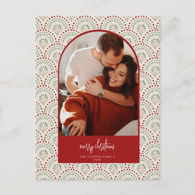 Modern Arch-julkort Helg Vykort (Framsida)