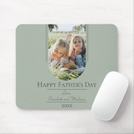 Modern Arch Photo Fars dag | GRÖNT Musmatta