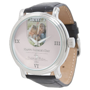 Modern Arch Photo Fars dag ROSA Armbandsur
