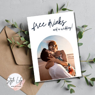 Modern Arch Photo Free Drinks Spara datumet Meddelande