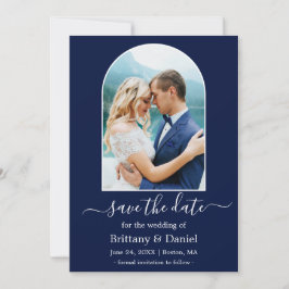 Modern Arch Photo Ram Blue Spara Datumet