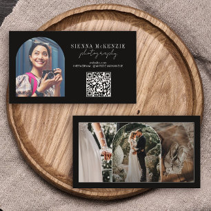 Modern Arch Photography Professionell QR-kod Visitkort