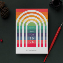 Modern Arch Rainbow - nytt år