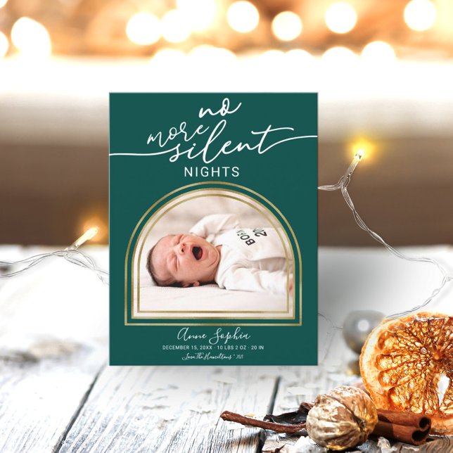 Modern Arch Ram Birth Notice of Helg Vykort (Skapare uppladdad)