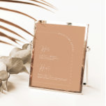 Modern Arch Rust Calligraphy Namnteckning Drinks M<br><div class="desc">Designad att samordna med för "Arches Minimalist" bröllopsinbjudan. Om du vill ändra information klickar du på Information. Om du vill flytta texten eller ändra storlek, teckensnitt eller färg klickar du på Redigera med Design Verktyg. Visa samlingslänken på den här sidan om du vill se alla matchande objekt i den här...</div>