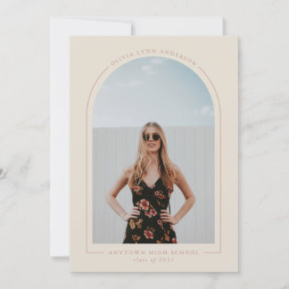 Modern Arch Studenten-meddelande Inbjudningar