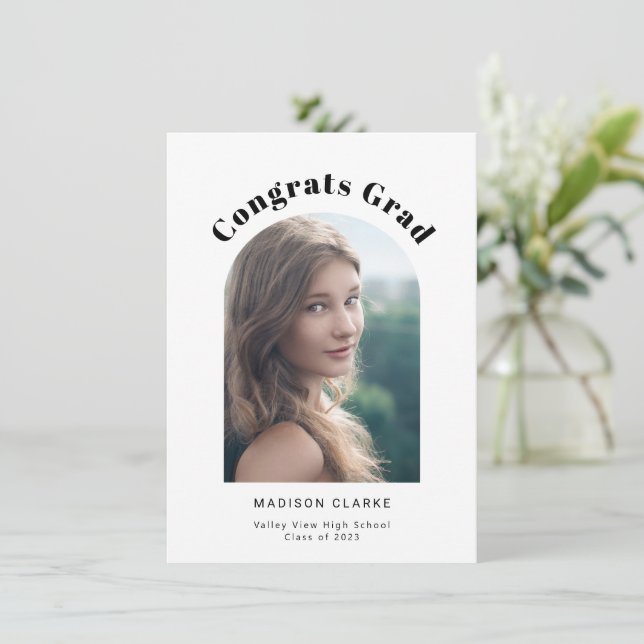 Modern Arch Studenten Photo Meddelande (Stående Fram)