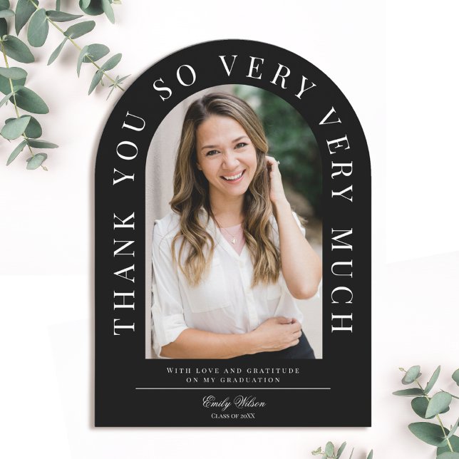 Modern Arch Studenten - tackkort Inbjudningar (Skapare uppladdad)