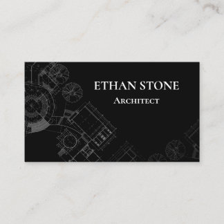Modern Architect Business Card Visitkort