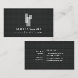 Modern Architectural Blocks Logotyp Visitkort