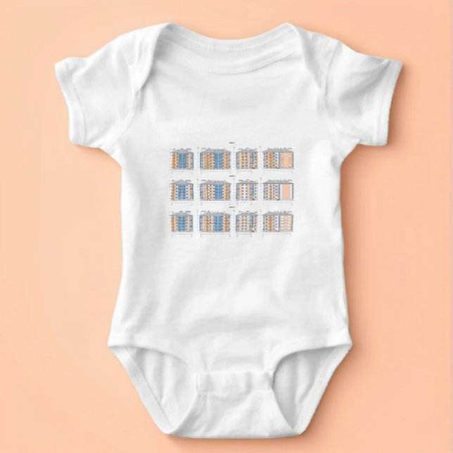 Modern Architecture Baby Bodykosti T Shirt (Skapare uppladdad)