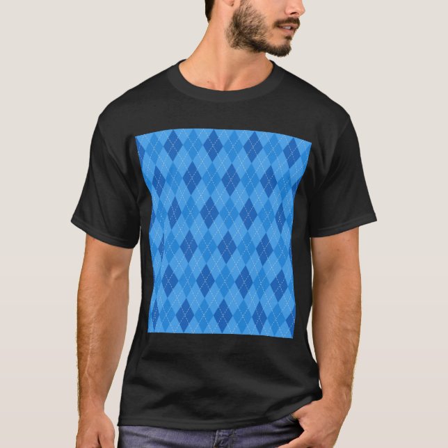 Modern Argyle Chic, Mysig Argyle Classic T Shirt (Framsida)