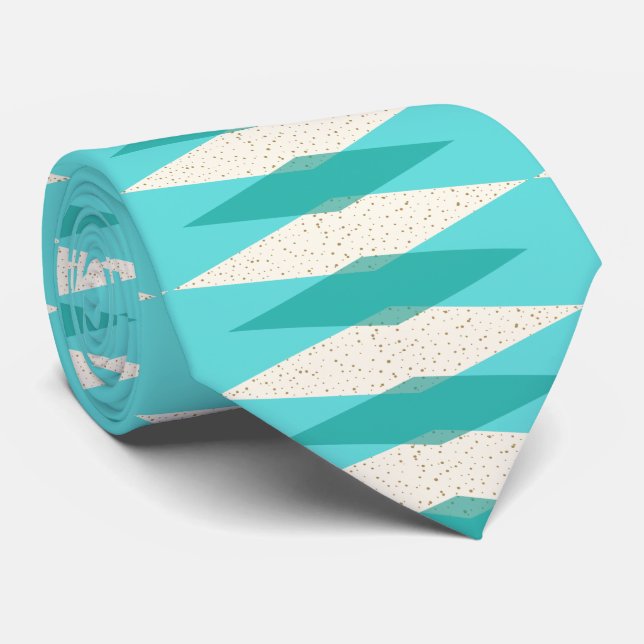 Modern Argyle för mitt- århundrade Tie Slips (Rullad)