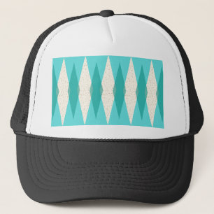 Modern argyle-Truckerkeps i mitten av århundradet Keps