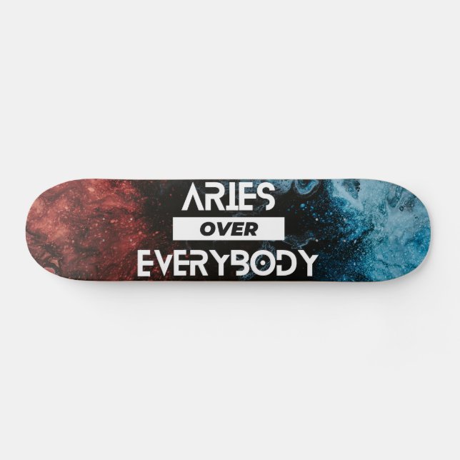 Modern Aries Zodiac Mini Skateboard Bräda 18,5 Cm (Horz)
