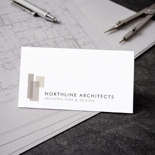 Modern Arkitektbyrå Minimalistisk Visitkort