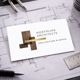 Modern arkitektfirma logotyp visitkort