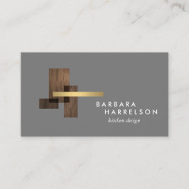 Modern arkitektonisk Logotyp i medelårhundradet på Visitkort