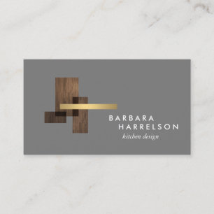 Modern arkitektonisk Logotyp i medelårhundradet på Visitkort