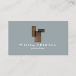Modern arkitektonisk Logotyp i medelårhundradet på Visitkort