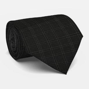 Modern arkitektonisk mikrogrid svart slips