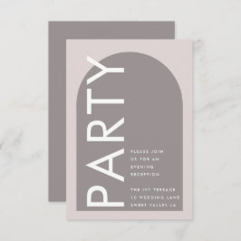 Modern Arkitektur Abstrakt Japandi Minimalism Tilläggskort