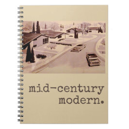 Modern arkitektur för Midcentury Anteckningsbok