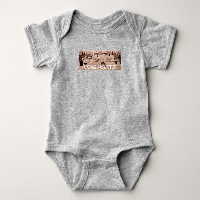 Modern arkitektur för Midcentury - framtida T-shirt (Framsida)