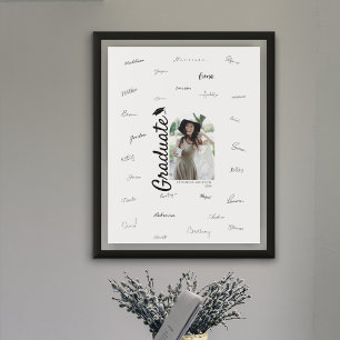 Modern Arkitektur Foto Examen Gästsignatur Poster