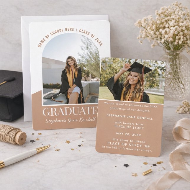 Modern Arkitektur Foto Examen Inbjudningar (Skapare uppladdad)