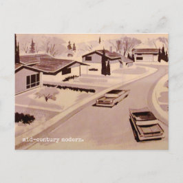 Modern arkitektur under medelårhundradet vykort