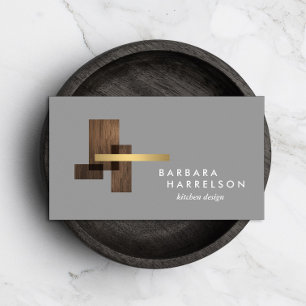 Modern arkitekturisk Logotyp Grått i medelårhundra Visitkort