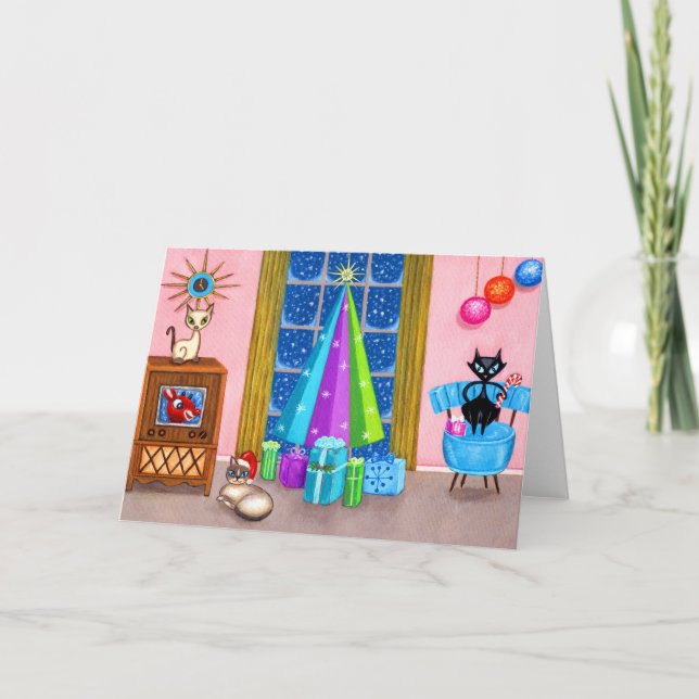 Modern årsålder för årstider i mitten av århundrad kort (Framsida)